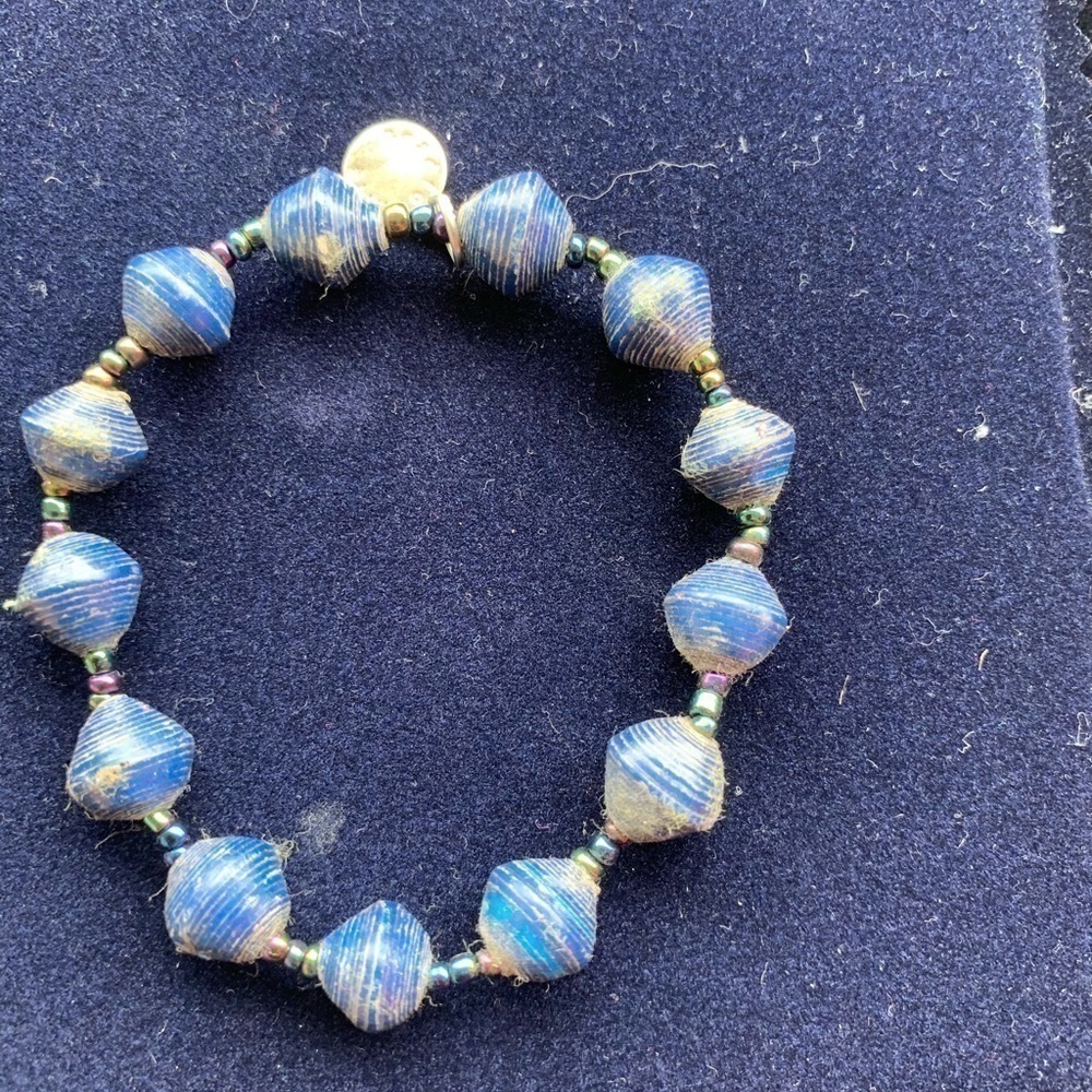 Bead for life blue bracelet